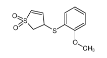 3-(2-methoxyphenyl)sulfanyl-2,3-dihydrothiophene 1,1-dioxide_194085-47-7