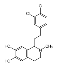 1-(3,4-dichlorophenethyl)-2-methyl-1,2,3,4-tetrahydroisoquinoline-6,7-diol_194089-13-9