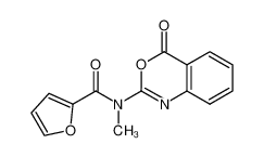 furan-2-carboxylic acid methyl-(4-oxo-4H-benzo[d][1,3]oxazin-2-yl)-amide_194155-19-6
