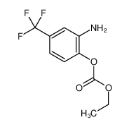 2-Amino-4-(trifluoromethyl)phenyl ethyl carbonate_19420-45-2