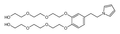 2,2'-((((((4-(2-(1H-pyrrol-1-yl)ethyl)-1,2-phenylene)bis(oxy))bis(ethane-2,1-diyl))bis(oxy))bis(ethane-2,1-diyl))bis(oxy))bis(ethan-1-ol)_194209-33-1