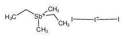 diethyldimethylstibonium triiodide_194227-88-8