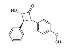 (3S,4S)-3-hydroxy-1-(4-methoxyphenyl)-4-phenyl-2-azetidinone_194235-02-4