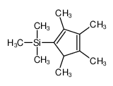 trimethyl-(2,3,4,5-tetramethylcyclopenta-1,3-dien-1-yl)silane_194241-50-4