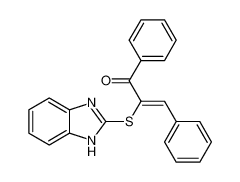 2-(1H-benzimidazol-2-ylsulfanyl)-1,3-diphenylprop-2-en-1-one_194278-57-4