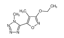5-(3-Ethoxy-4-methyl-isoxazol-5-yl)-1-methyl-1H-tetrazole_194286-82-3