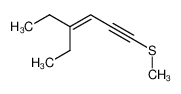 4-ethyl-1-methylsulfanyl-hex-3-en-1-yne_19430-06-9