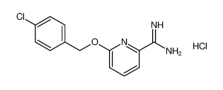 6-((4-chlorobenzyl)oxy)picolinimidamide hydrochloride_194415-06-0