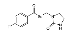 Se-((2-oxoimidazolidin-1-yl)methyl) 4-fluorobenzoselenoate_194418-87-6