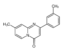 2-(3'-Methylphenyl)-8-methyl-pyrido[1,2-a]pyrimidin-4-one_194466-65-4