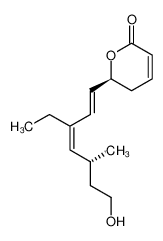 (S)-6-((1E,3Z)-(R)-3-Ethyl-7-hydroxy-5-methyl-hepta-1,3-dienyl)-5,6-dihydro-pyran-2-one_194471-01-7