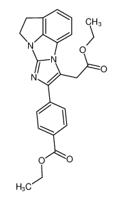 ethyl 4-(9-(2-ethoxy-2-oxoethyl)-4,5-dihydroimidazo[2',1':2,3]imidazo[4,5,1-hi]indol-8-yl)benzoate_194476-30-7
