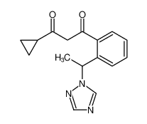 1-(2-(1-(1H-1,2,4-triazol-1-yl)ethyl)phenyl)-3-cyclopropylpropane-1,3-dione_194487-01-9