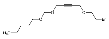 1-(2-bromo-ethoxy)-4-pentyloxymethoxy-but-2-yne_19452-09-6