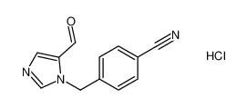 4-((5-formyl-1H-imidazol-1-yl)methyl)benzonitrile hydrochloride_194534-23-1
