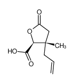 (2S,3S)-3-Allyl-3-methyl-5-oxo-tetrahydro-furan-2-carboxylic acid_194544-18-8