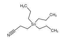 3-tripropylstannyl-propionitrile_19464-40-5