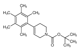 tert-butyl 4-(2,3,4,5,6-pentamethylphenyl)-3,6-dihydropyridine-1(2H)-carboxylate_194669-35-7