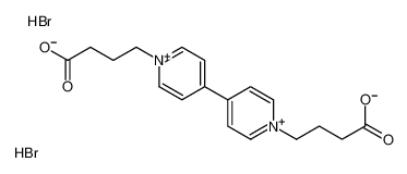 4-[4-[1-(3-carboxypropyl)pyridin-1-ium-4-yl]pyridin-1-ium-1-yl]butanoic acid,dibromide_194716-30-8