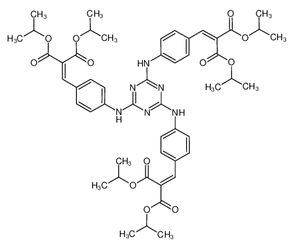 2,4,6-tris(diisopropyl 4'-aminobenzalmalonate)-s-triazine_194731-16-3