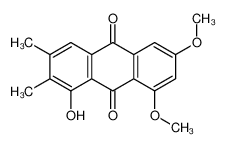 1-hydroxy-6,8-dimethoxy-2,3-dimethylanthracene-9,10-dione_194731-25-4