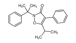 5-isopropyl-4-phenyl-2-(2-phenylpropan-2-yl)isoxazol-3(2H)-one_194734-85-5