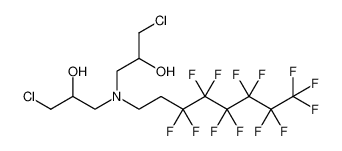3,3'-((3,3,4,4,5,5,6,6,7,7,8,8,8-tridecafluorooctyl)azanediyl)bis(1-chloropropan-2-ol)_194735-08-5