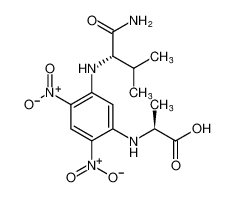 (5-(((S)-1-amino-3-methyl-1-oxobutan-2-yl)amino)-2,4-dinitrophenyl)-L-alanine_194737-05-8