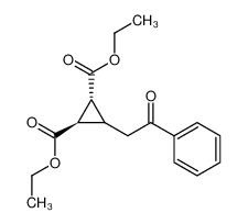 3-Phenacyl-cyclopropan-trans-1,2-dicarbonsaeure-diethylester_19474-67-0
