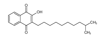 2-hydroxy-3-(9-methyl-decyl)-[1,4]naphthoquinone_19477-41-9