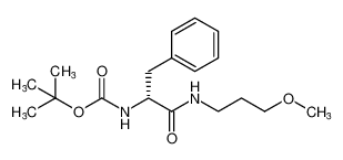 tert-butyl (R)-(1-((3-methoxypropyl)amino)-1-oxo-3-phenylpropan-2-yl)carbamate_194801-35-9
