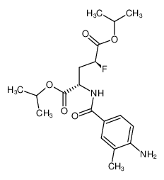 N-(4-amino-3-methylbenzoyl)-(αS,γS)-γ-fluoroglutamic acid α,γ-diisopropyl ester_194809-15-9