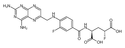 (2S,4R)-2-(4-(((2,4-diaminopteridin-6-yl)methyl)amino)-3-fluorobenzamido)-4-fluoropentanedioic acid_194809-55-7