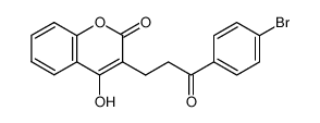 3-[3-(4-bromo-phenyl)-3-oxo-propyl]-4-hydroxy-chromen-2-one_19484-53-8