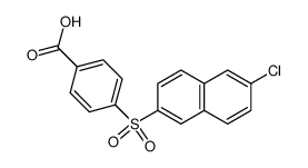 4-(6-chloronaphth-2-ylsulphonyl)benzoic acid_194853-51-5