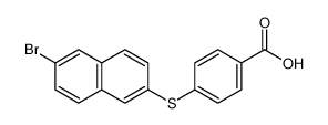 4-(6-bromonaphth-2-ylthio)benzoic acid_194853-70-8