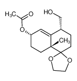 (4R,6S,8aR)-4-(hydroxymethyl)-8a-methyl-3,4,6,7,8,8a-hexahydro-2H-spiro[naphthalene-1,2'-[1,3]dioxolan]-6-yl acetate_194862-58-3