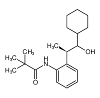 N-(2-((2R)-1-cyclohexyl-1-hydroxypropan-2-yl)phenyl)pivalamide_194862-63-0