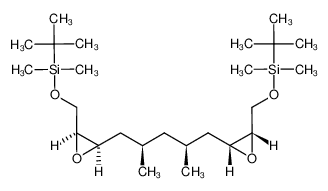 ((((2S,2'S,3R,3'R)-((2R,4S)-2,4-dimethylpentane-1,5-diyl)bis(oxirane-3,2-diyl))bis(methylene))bis(oxy))bis(tert-butyldimethylsilane)_194863-78-0