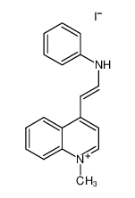 (E)-1-methyl-4-(2-(phenylamino)vinyl)quinolin-1-ium iodide_19487-70-8