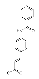 (2E)-3-[4-(isonicotinoylamino)phenyl]-2-propenoic acid_194928-66-0
