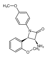 (3S,4R)-3-amino-4-(2-methoxyphenyl)-1-(4-methoxyphenyl)azetidin-2-one_194937-96-7