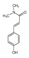 3-(4-hydroxyphenyl)-N,N-dimethylprop-2-enamide_194940-11-9