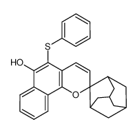 2,2'-spiroadamantylene-5-phenylthio-6-hydroxy-2H-naphtho[1,2-b]pyran_194940-75-5