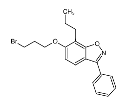 7-propyl-3-phenyl-6-(3-bromopropyloxy)-1,2-benzisoxazole_194982-27-9