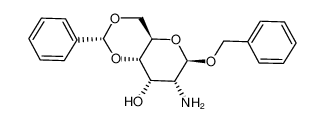 benzyl 2-amino-(R)-4,6-O-benzylidene-2-deoxy-β-D-allopyranoside_195006-98-5