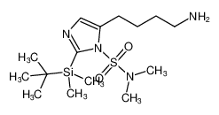 5-(4-aminobutyl)-2-(tert-butyldimethylsilyl)-N,N-dimethyl-1H-imidazole-1-sulfonamide_195054-20-7