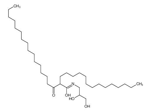 N-(2,3-dihydroxypropyl)-3-oxo-2-tetradecyloctadecanamide_195054-32-1