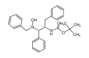 (1S,2S)-N1-benzyl-2-(tert-butoxycarbonylamino)-1,3-diphenyl-1-(hydroxyamino)propane_195059-51-9