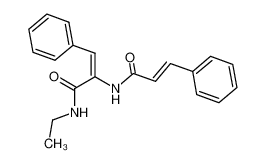 α-Cinnamoylamino-α-benzylidenessigsaeure-ethylamid_19507-89-2